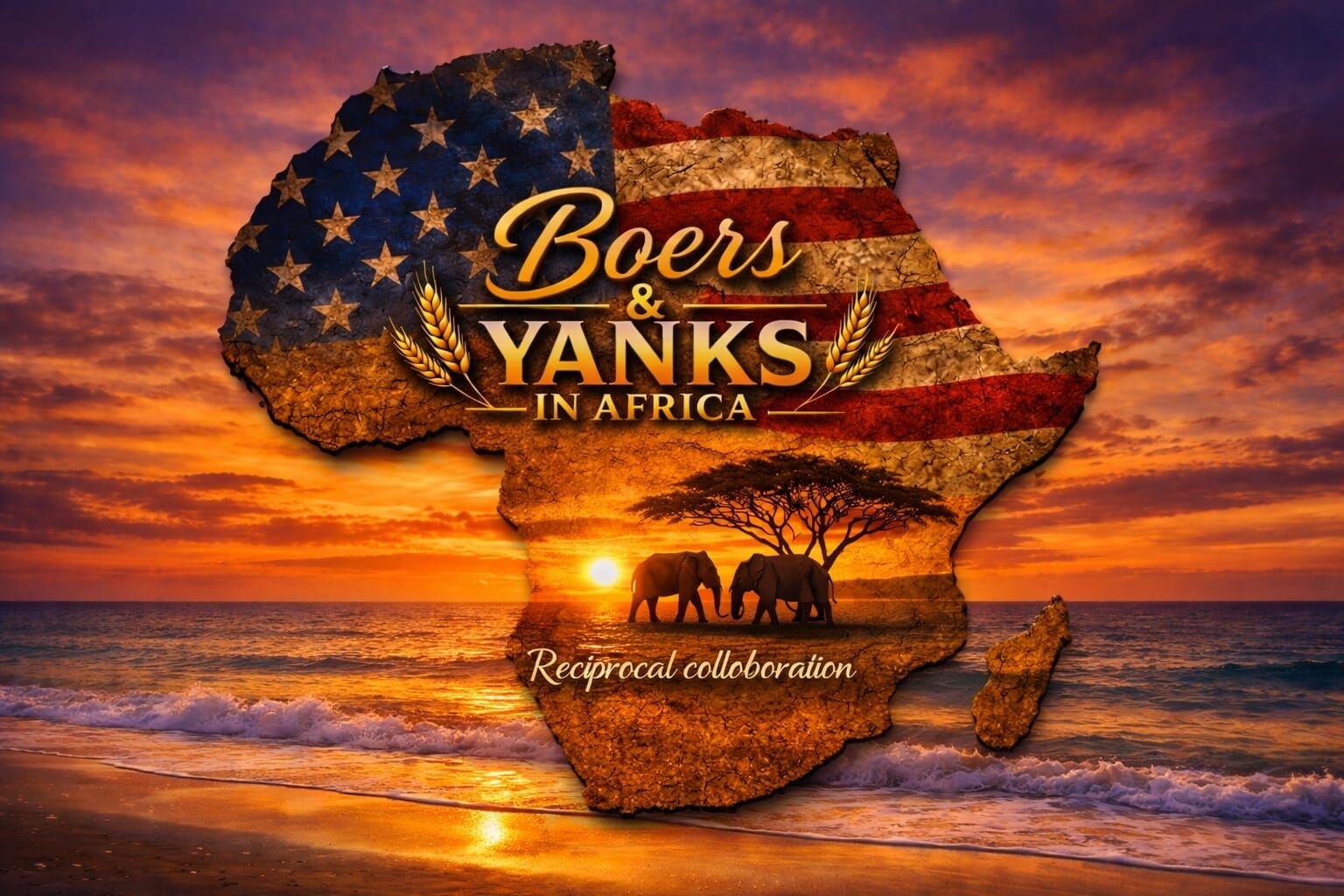 Boers & Yanks in Africa — Africa map